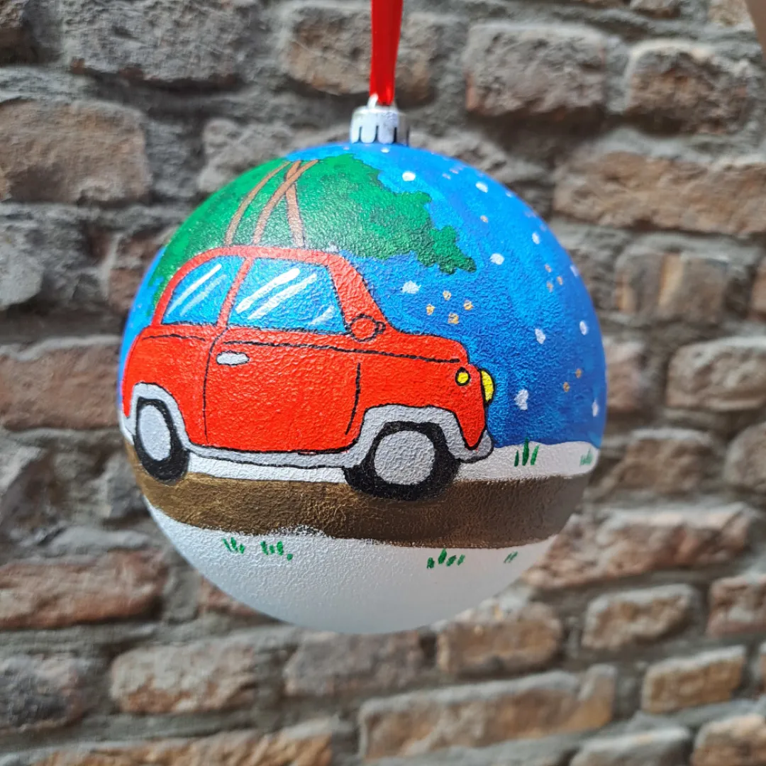 Workshop grote kerstbal decoreren