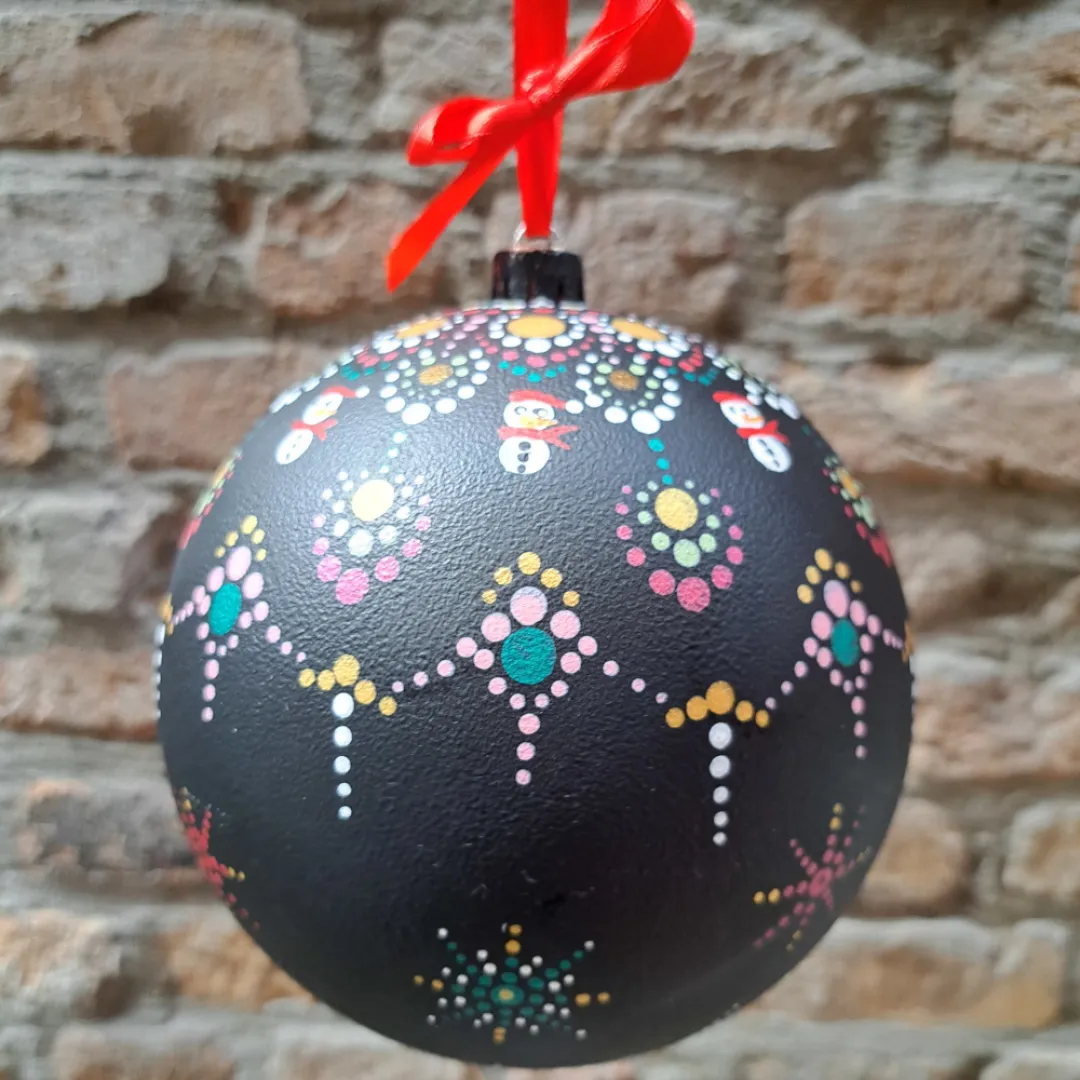 Workshop grote kerstbal decoreren