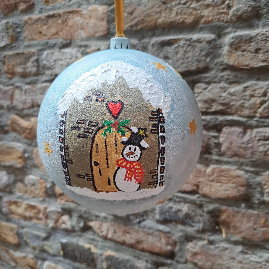 Workshop grote kerstbal decoreren