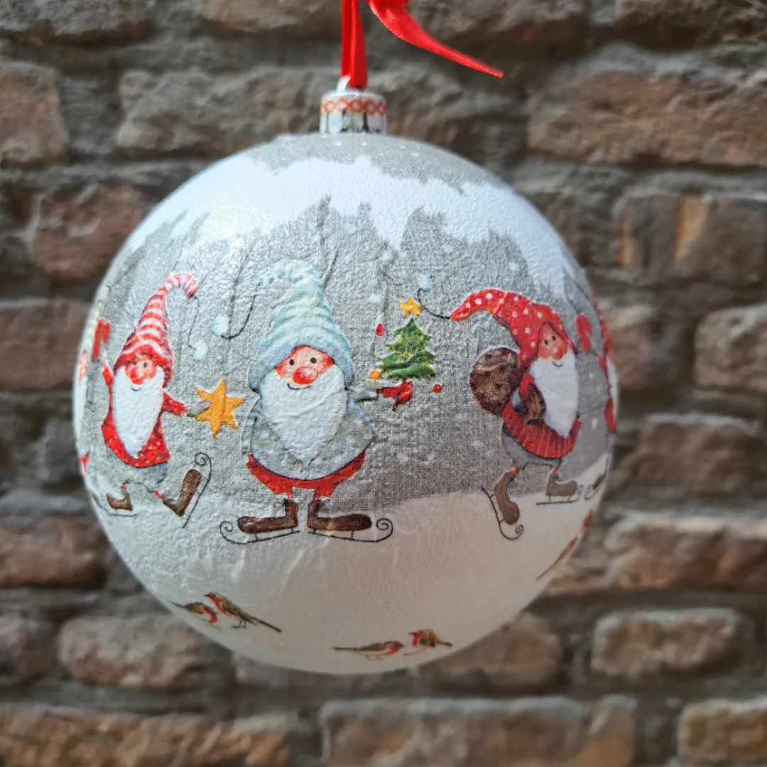 Workshop grote kerstbal decoreren