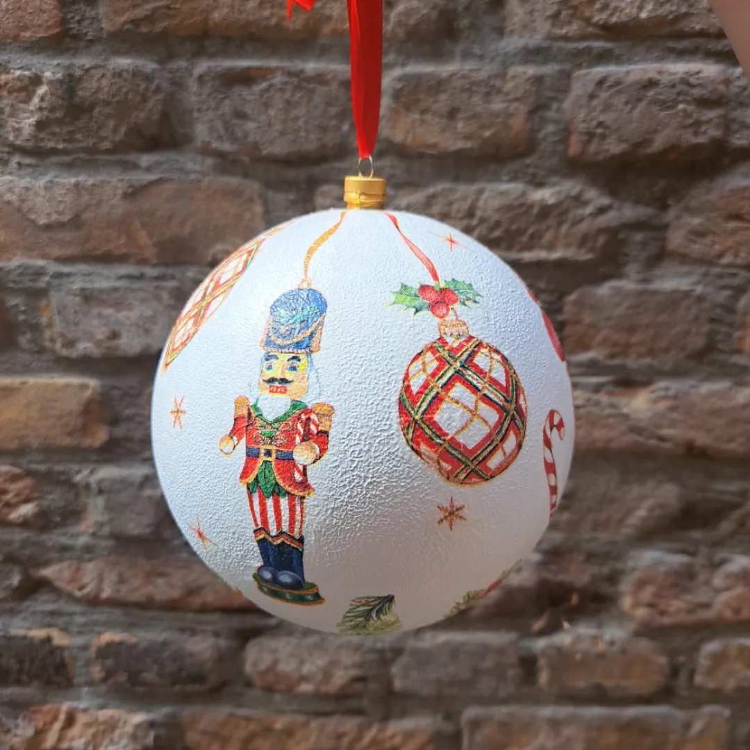 Workshop grote kerstbal decoreren
